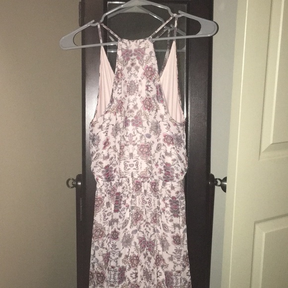 Lush pink floral print maxi dress - Picture 5 of 7